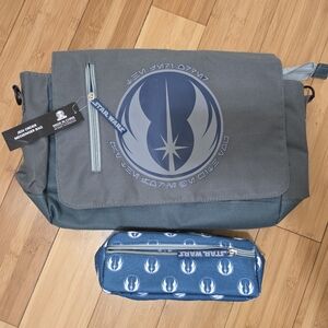 Culturefly Star Wars Galaxy  Box exclusive Jedi Order messanger bag and pen case